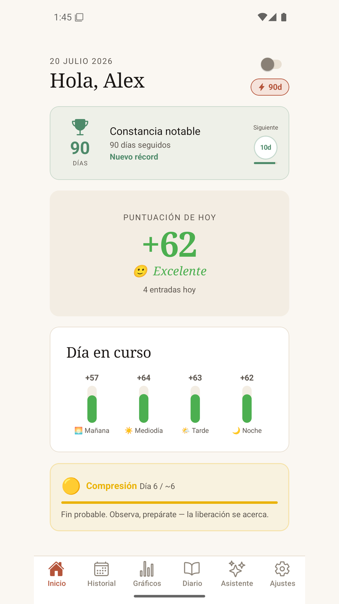 Check-in diario